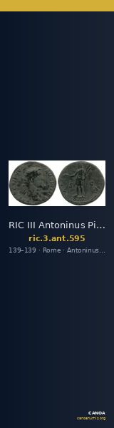 RIC III Antoninus Pius 595 — CANOA