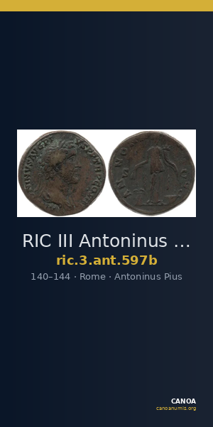 RIC III Antoninus Pius 597b — CANOA