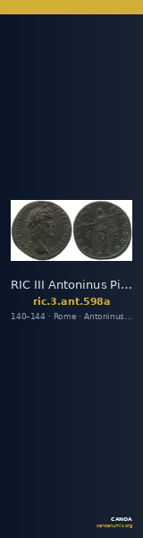 RIC III Antoninus Pius 598a — CANOA