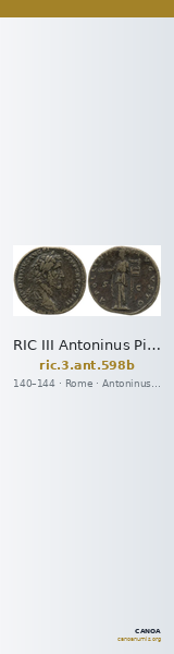 RIC III Antoninus Pius 598b — CANOA