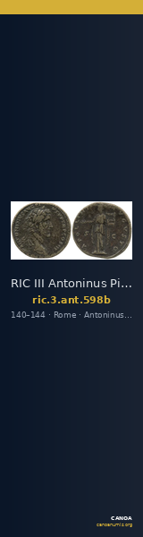 RIC III Antoninus Pius 598b — CANOA