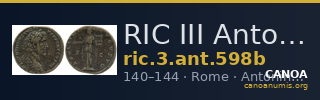 RIC III Antoninus Pius 598b — CANOA