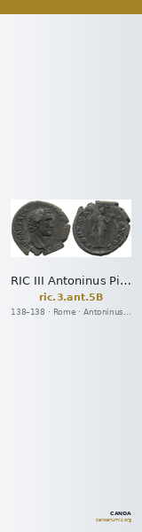 RIC III Antoninus Pius 5B — CANOA