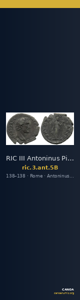 RIC III Antoninus Pius 5B — CANOA