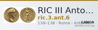 RIC III Antoninus Pius 6 — CANOA