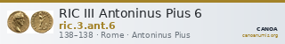 RIC III Antoninus Pius 6 — CANOA