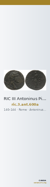 RIC III Antoninus Pius 600a — CANOA