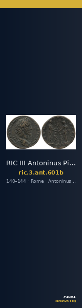 RIC III Antoninus Pius 601b — CANOA