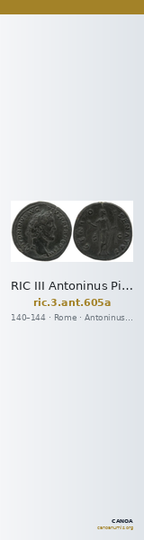 RIC III Antoninus Pius 605a — CANOA