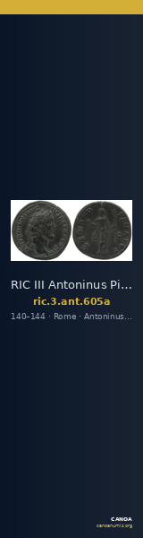 RIC III Antoninus Pius 605a — CANOA