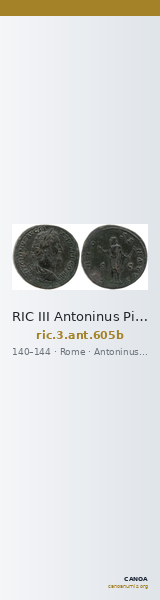 RIC III Antoninus Pius 605b — CANOA