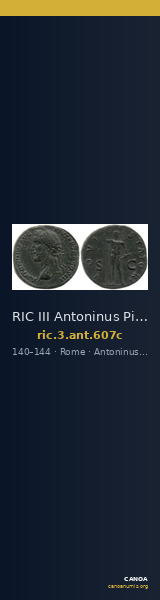 RIC III Antoninus Pius 607c — CANOA