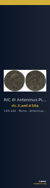RIC III Antoninus Pius 610a — CANOA