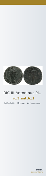 RIC III Antoninus Pius 611 — CANOA