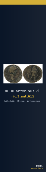 RIC III Antoninus Pius 615 — CANOA