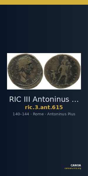RIC III Antoninus Pius 615 — CANOA