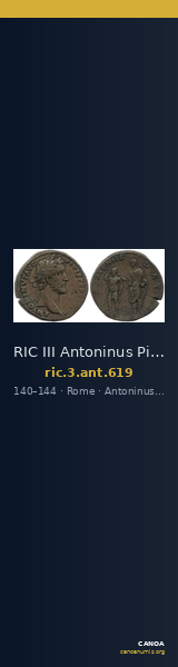 RIC III Antoninus Pius 619 — CANOA