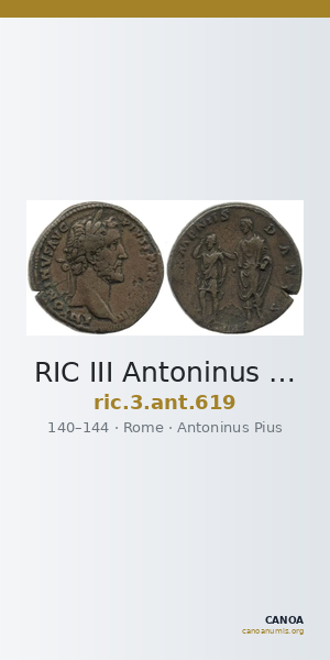 RIC III Antoninus Pius 619 — CANOA