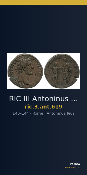 RIC III Antoninus Pius 619 — CANOA