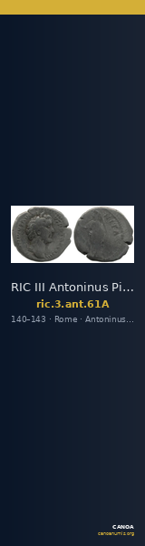 RIC III Antoninus Pius 61A — CANOA