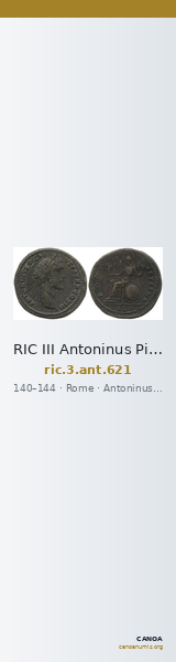 RIC III Antoninus Pius 621 — CANOA