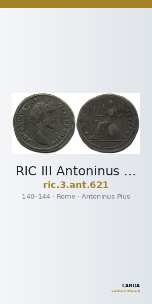 RIC III Antoninus Pius 621 — CANOA