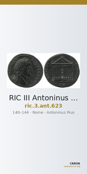 RIC III Antoninus Pius 623 — CANOA