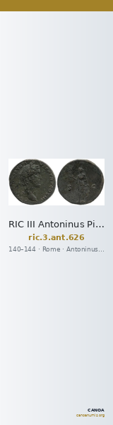 RIC III Antoninus Pius 626 — CANOA