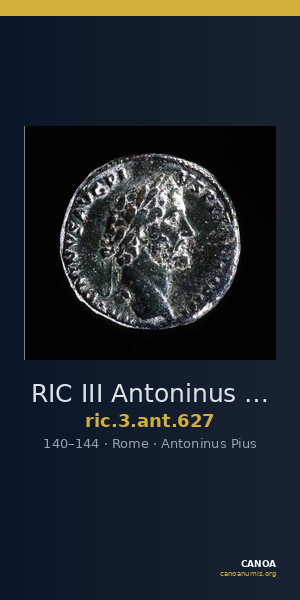 RIC III Antoninus Pius 627 — CANOA