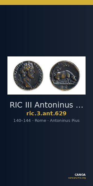 RIC III Antoninus Pius 629 — CANOA