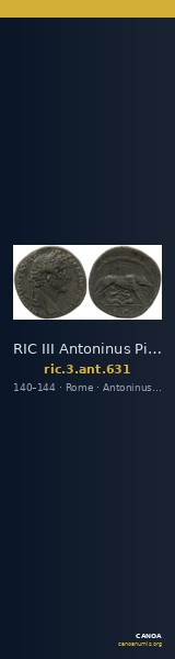 RIC III Antoninus Pius 631 — CANOA