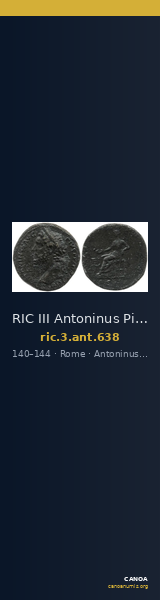RIC III Antoninus Pius 638 — CANOA