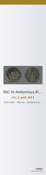 RIC III Antoninus Pius 641 — CANOA