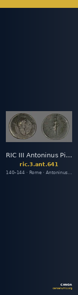 RIC III Antoninus Pius 641 — CANOA