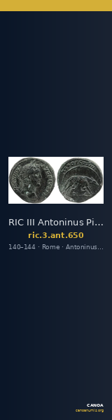 RIC III Antoninus Pius 650 — CANOA