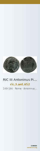 RIC III Antoninus Pius 652 — CANOA