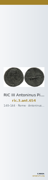 RIC III Antoninus Pius 654 — CANOA