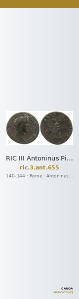 RIC III Antoninus Pius 655 — CANOA