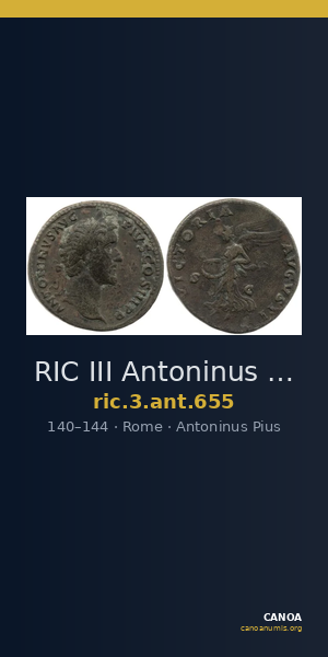 RIC III Antoninus Pius 655 — CANOA