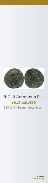 RIC III Antoninus Pius 656 — CANOA