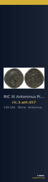 RIC III Antoninus Pius 657 — CANOA
