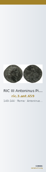 RIC III Antoninus Pius 659 — CANOA