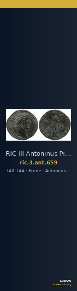 RIC III Antoninus Pius 659 — CANOA