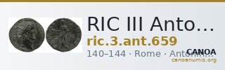 RIC III Antoninus Pius 659 — CANOA