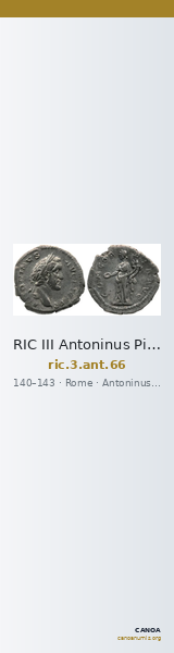 RIC III Antoninus Pius 66 — CANOA
