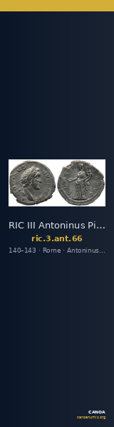RIC III Antoninus Pius 66 — CANOA