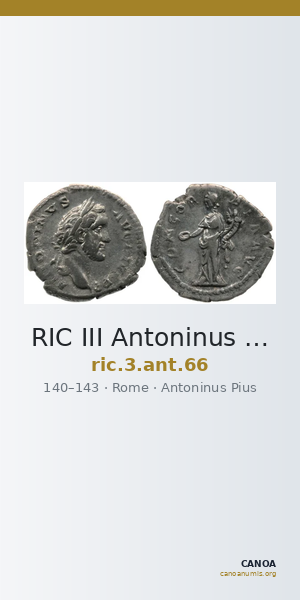RIC III Antoninus Pius 66 — CANOA