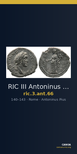 RIC III Antoninus Pius 66 — CANOA