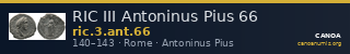 RIC III Antoninus Pius 66 — CANOA