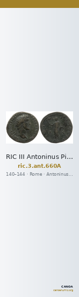 RIC III Antoninus Pius 660A — CANOA